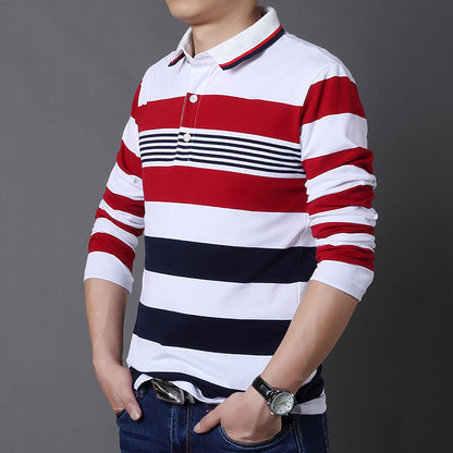 Men's long sleeve striped t-shirt
