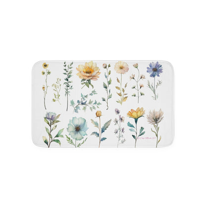 Le' Coop Merch 23 Summer Flowers Memory Foam Bath Mat