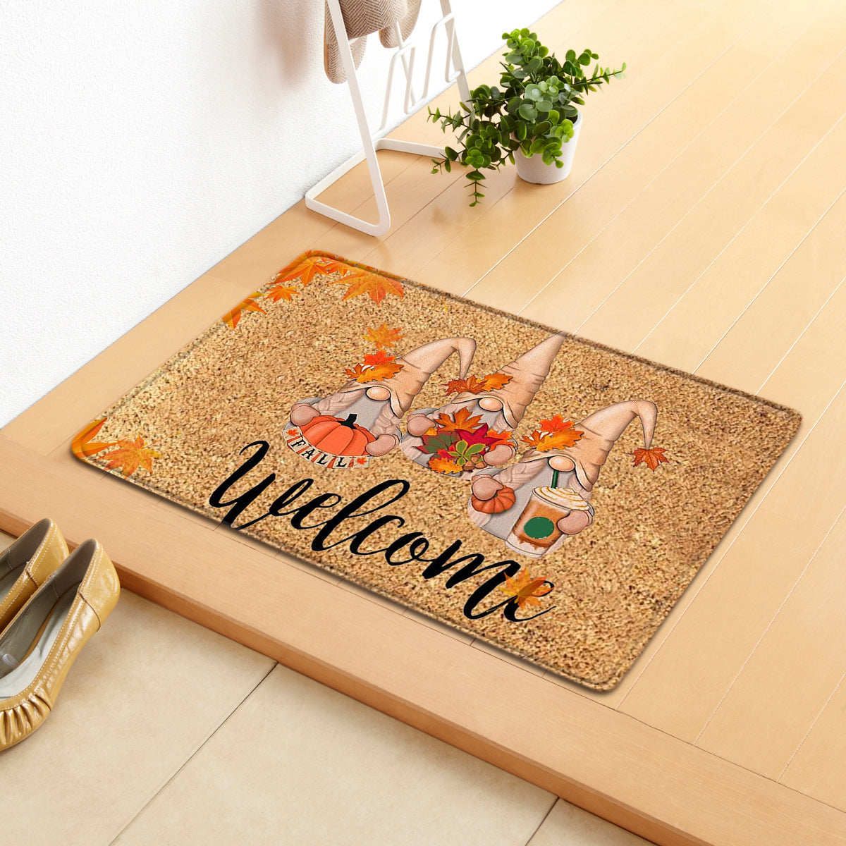 Thanksgiving Day Fall Autumn Pumpkin Doormat