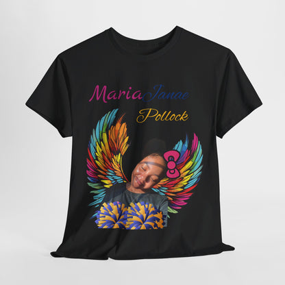 For my family in Honor of Maria Pollock Unisex Heavy Cotton Tee(back customizable for name)