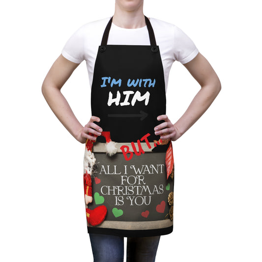 All I Want For XMAS Apron (AOP)