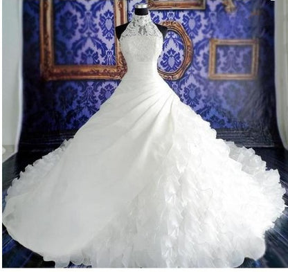 High-end Wedding Dress With Big Tail