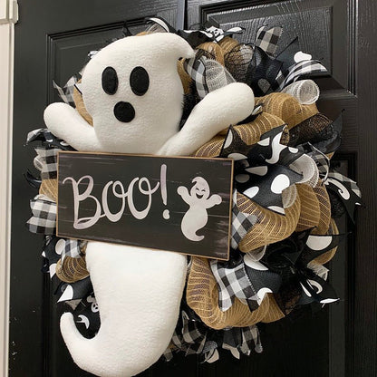 Cross-border Halloween Ghost Garland Cute Boo