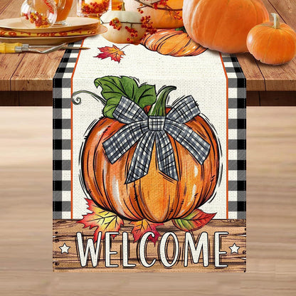 Autumn Thanksgiving Atmosphere Decorative Table Cloth