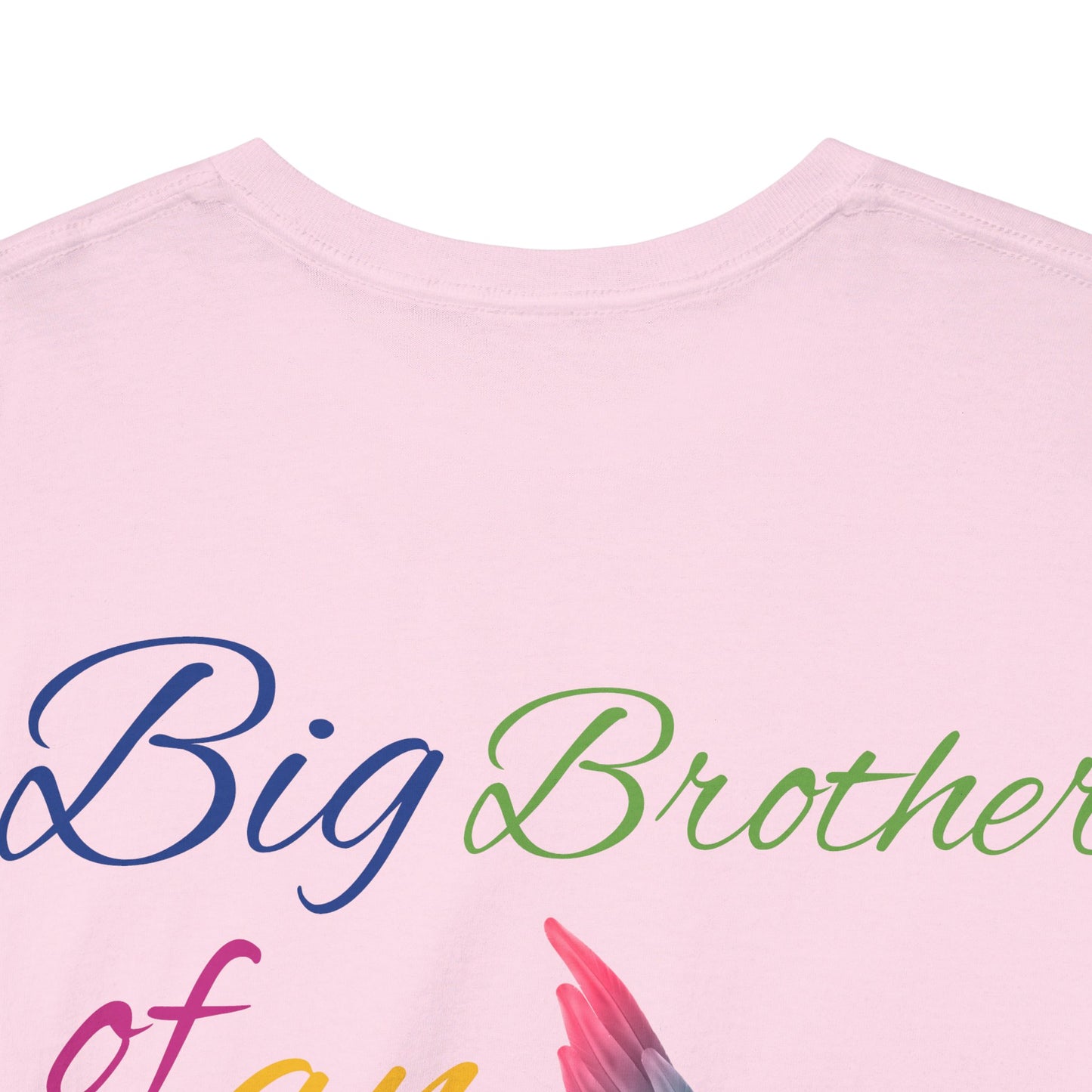 Big Brother  For my family in Honor of Maria Pollock Unisex Heavy Cotton Tee(back customizable for name)