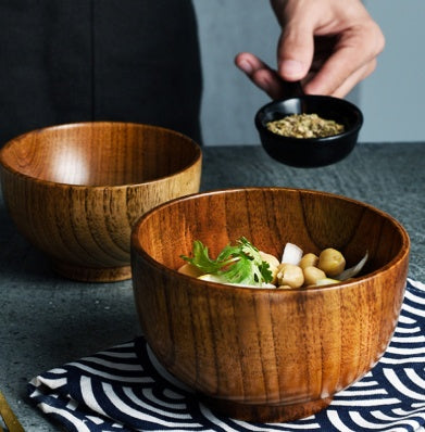 Wooden Bowl Japanese Style