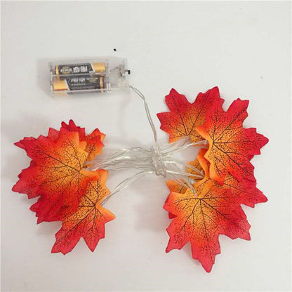 Decorative String Lights LED Maple Leaf