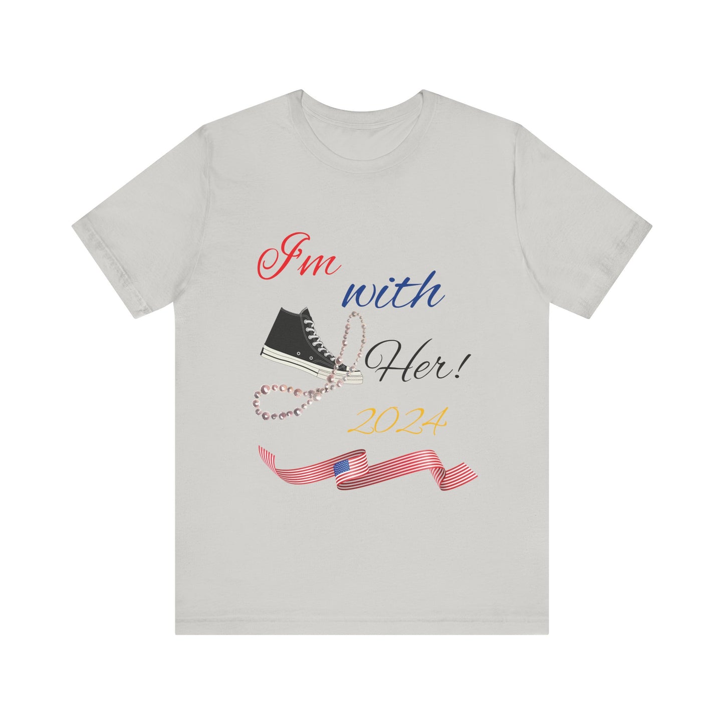 LCM23 I'm With Her/Harris/Walz Unisex Jersey Short Sleeve Tee