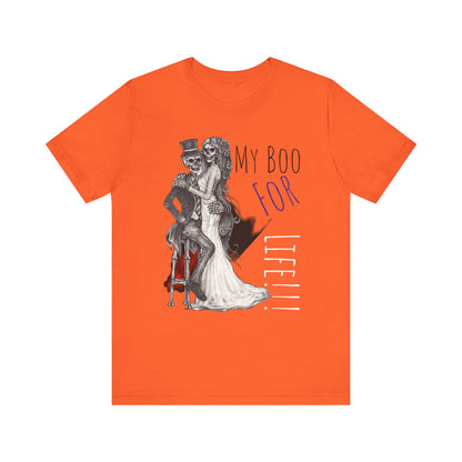 LCM23 My Boo For Life Halloween Unisex Jersey Short Sleeve Tee