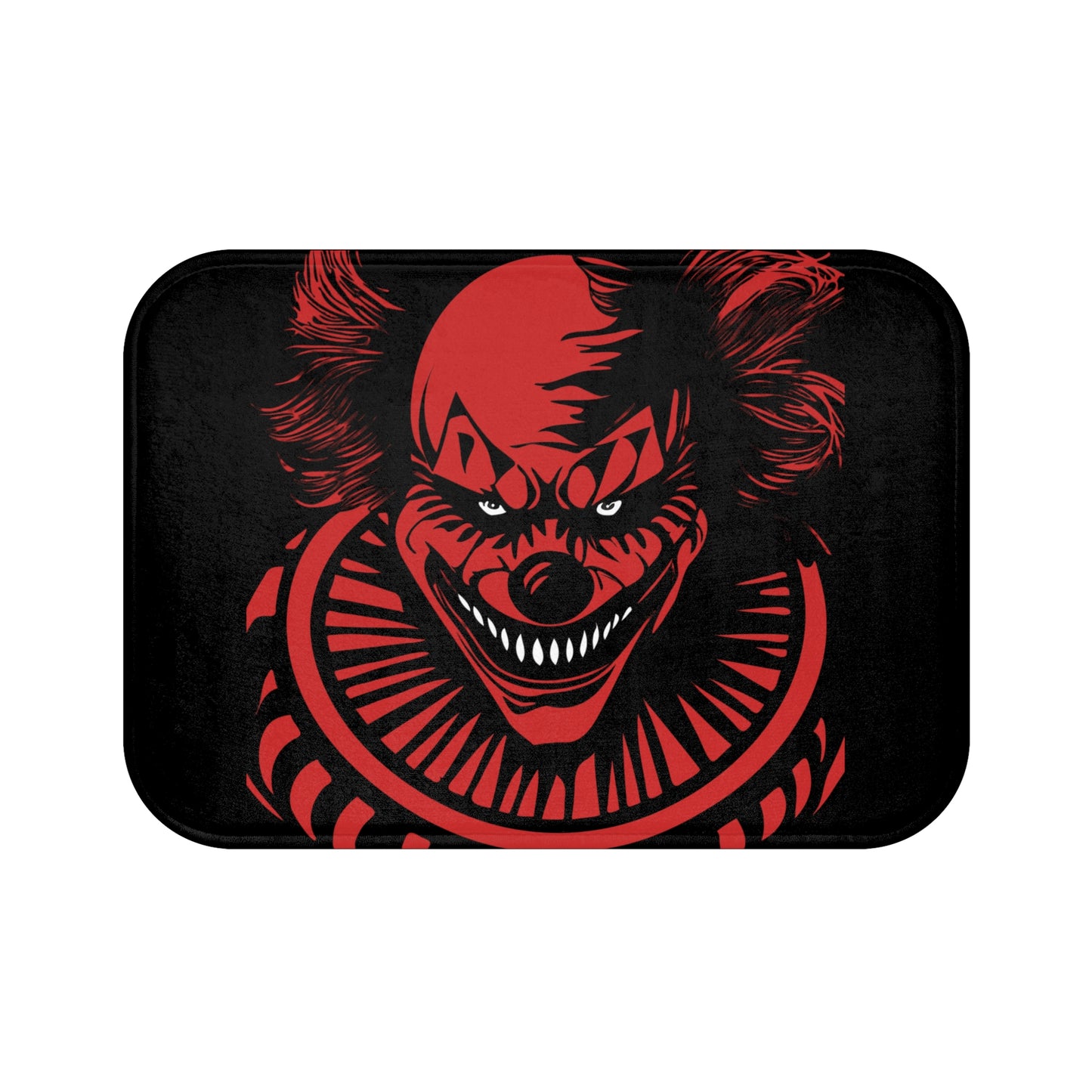 LCM23 Scary Clown Halloween Bath Mat