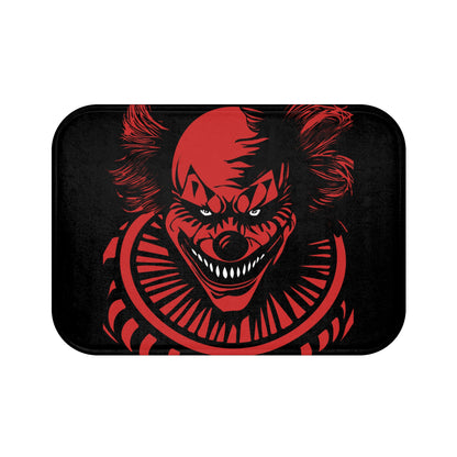 LCM23 Scary Clown Halloween Bath Mat