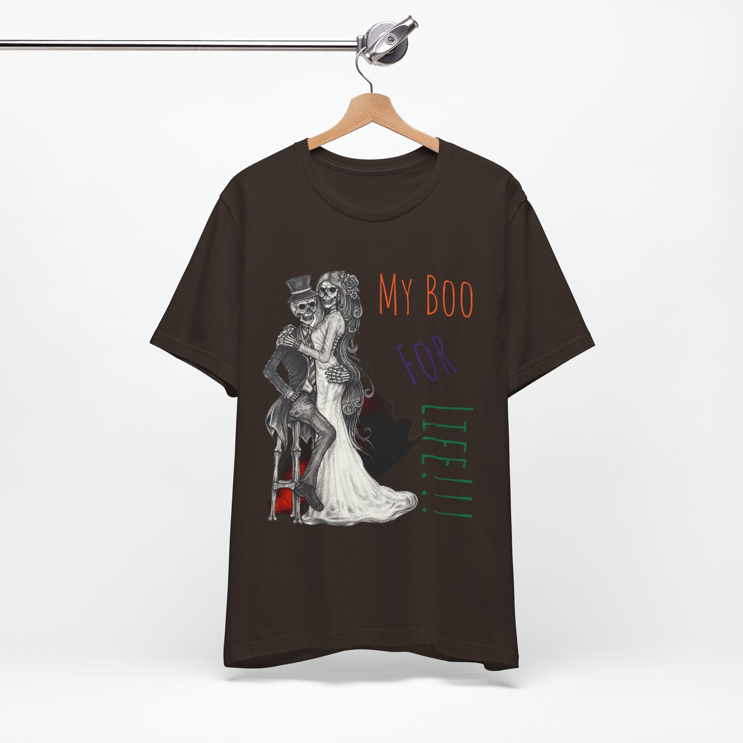 LCM23 My Boo For Life Halloween Unisex Jersey Short Sleeve Tee