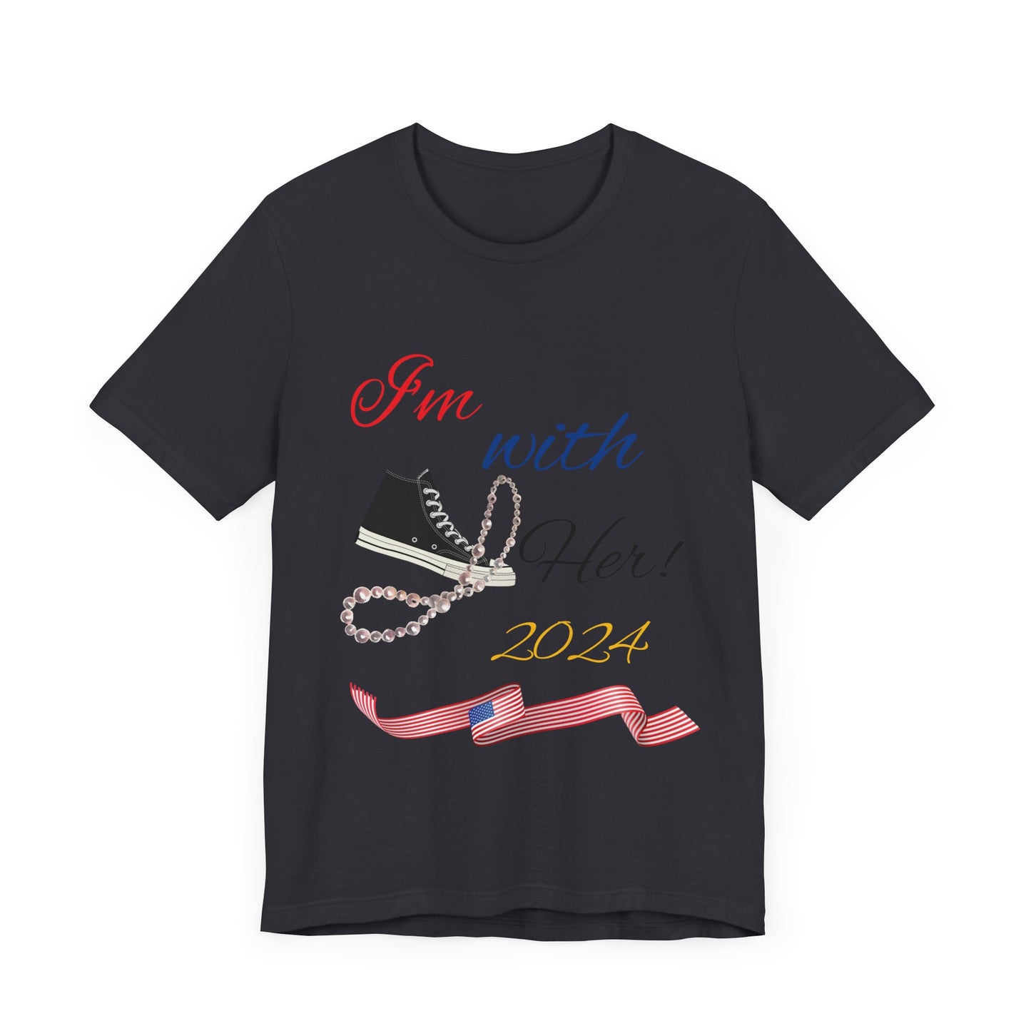 LCM23 I'm With Her/Harris/Walz Unisex Jersey Short Sleeve Tee