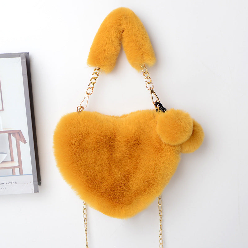 Love Bags Soft Plush Women Valentine's Day Bag