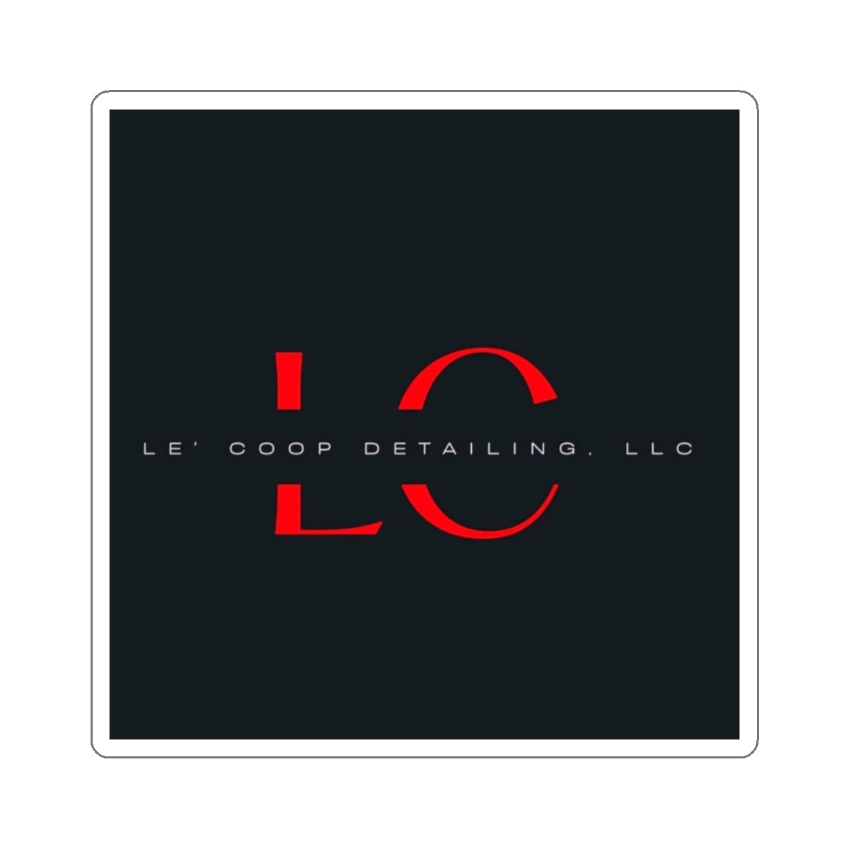 Le' Coop Detailing LLC Kiss-Cut Stickers