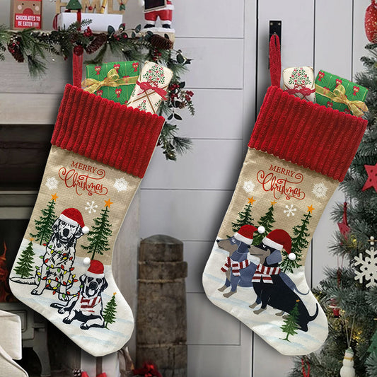 Christmas Socks Decorations Pet Design