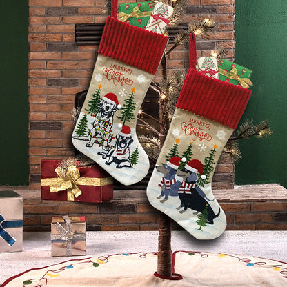 Christmas Socks Decorations Pet Design