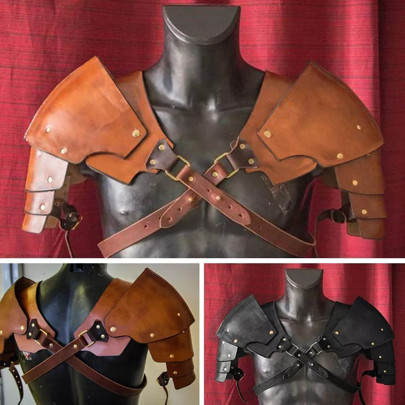 Retro Medieval Nordic Knight COSPLAY Armor Shoulder Pad