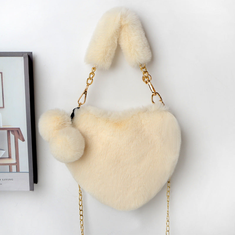 Love Bags Soft Plush Women Valentine's Day Bag