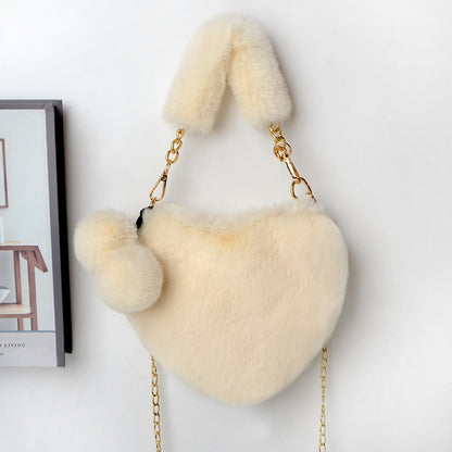 Love Bags Soft Plush Women Valentine's Day Bag