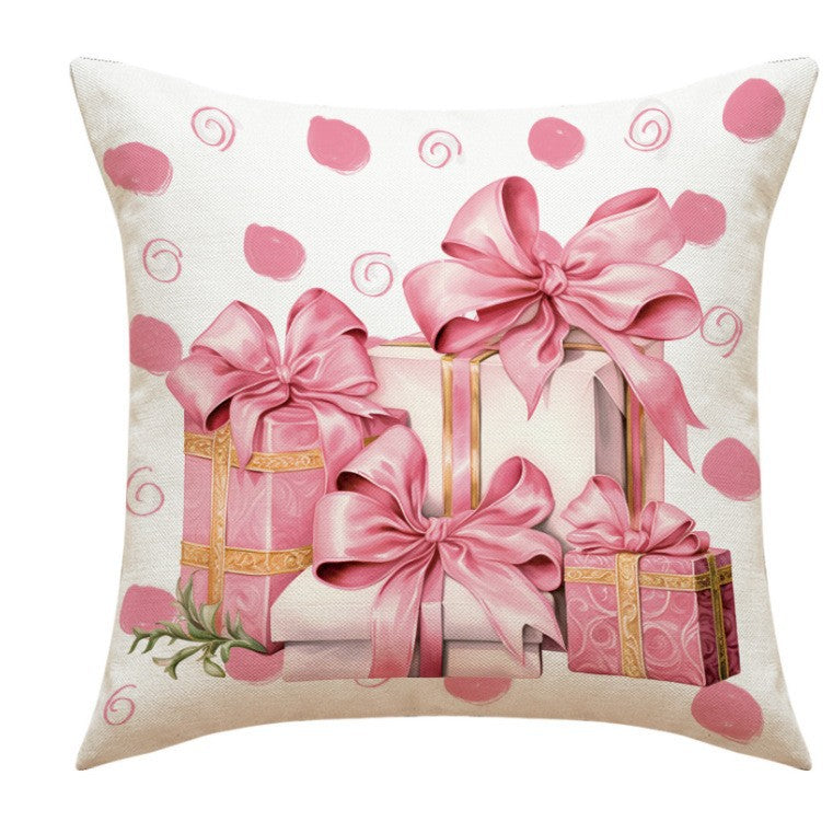 Christmas Pink Pillows