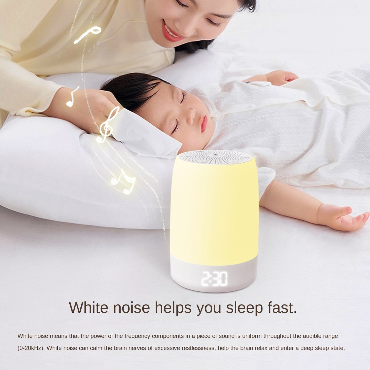 Youmian White Noise Sleep Device Breathing Atmosphere Light Music White Noise Sleep Aid Intelligent Timing