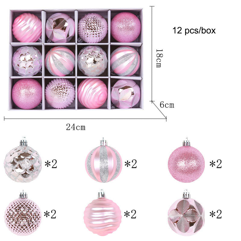 Christmas colorful ball pendant