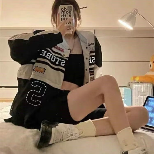 Detachable motorcycle/baseball jacket