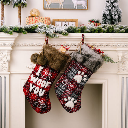 Christmas decoration  high-end Christmas stockings