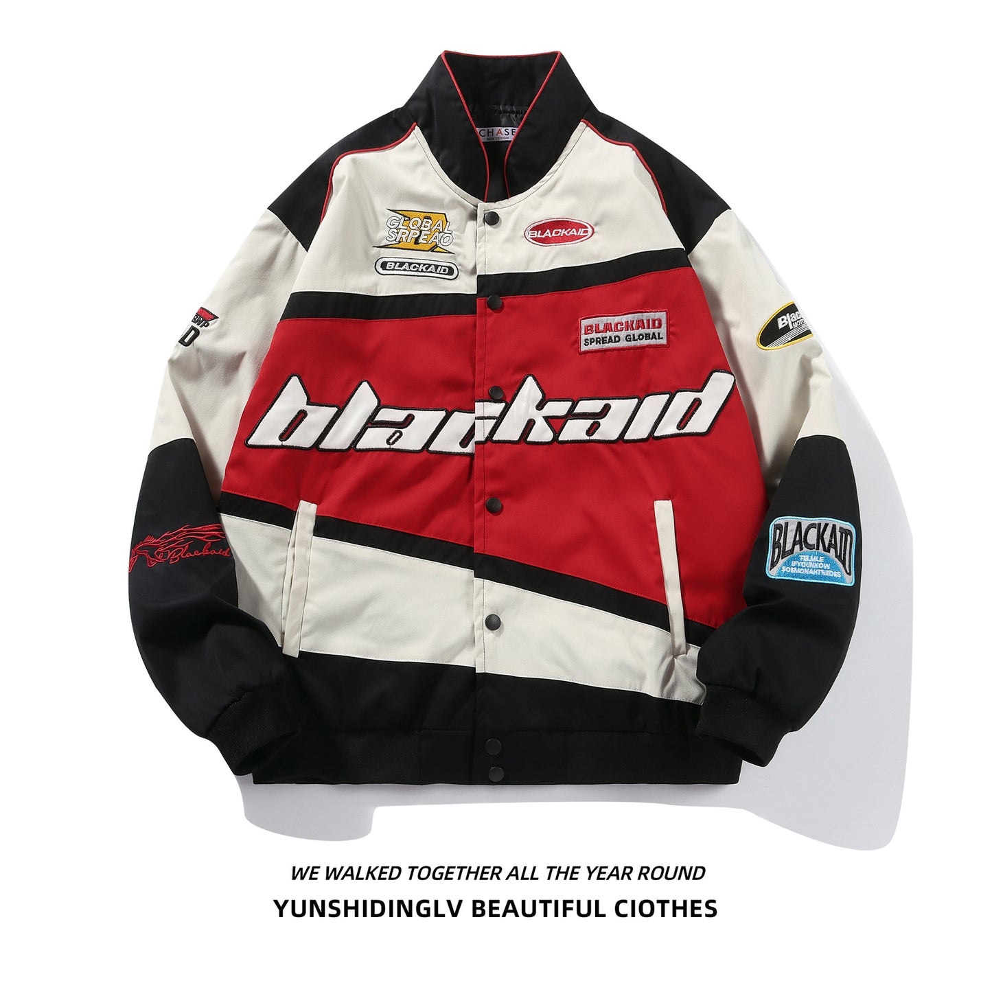 Detachable motorcycle/baseball jacket