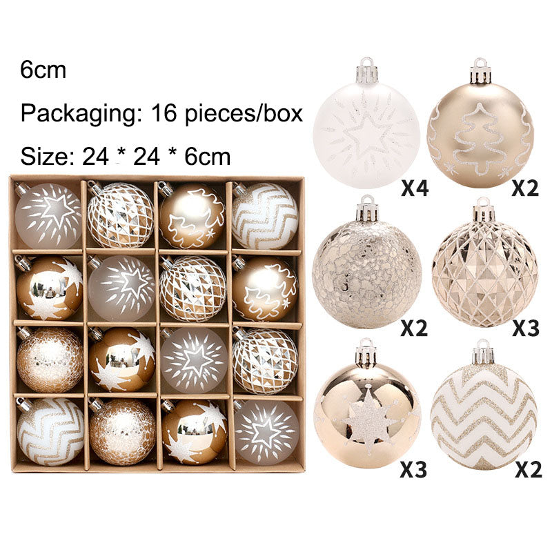 16 PCS Christmas Ball Decoration