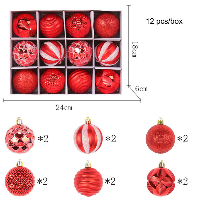 Christmas colorful ball pendant