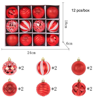 Christmas colorful ball pendant