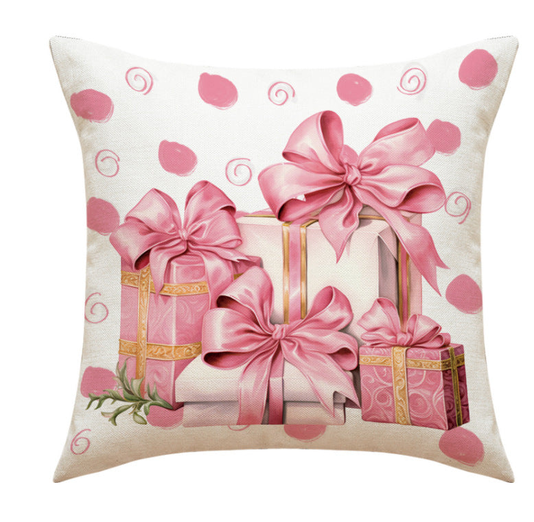 Christmas Pink Pillows