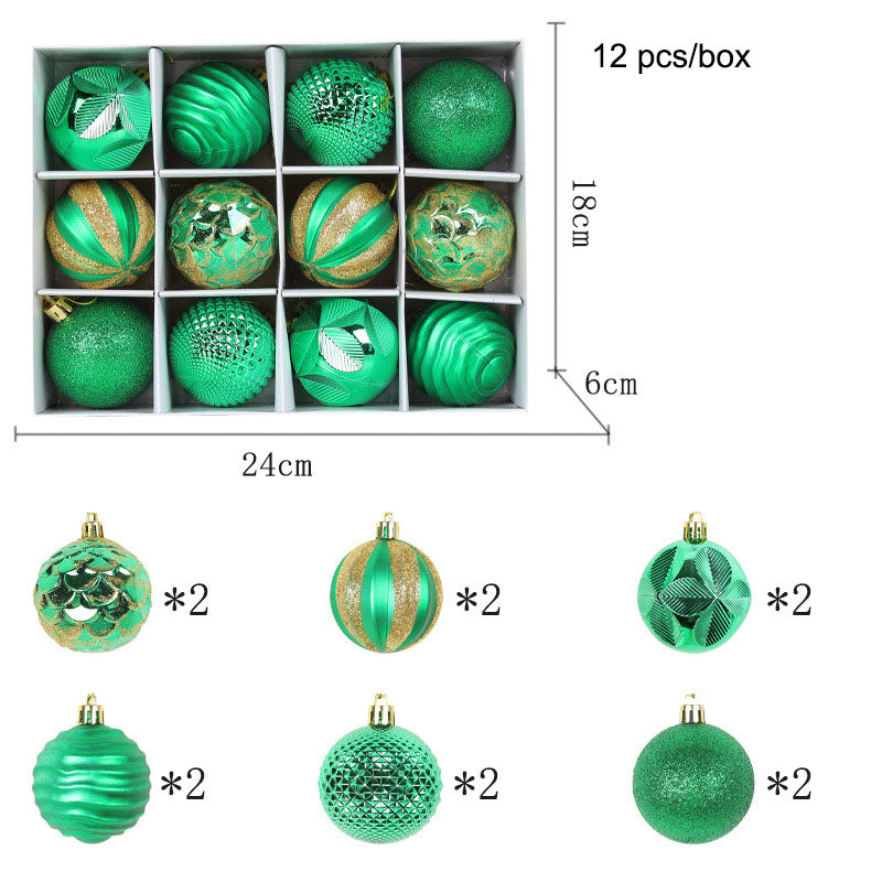 Christmas colorful ball pendant