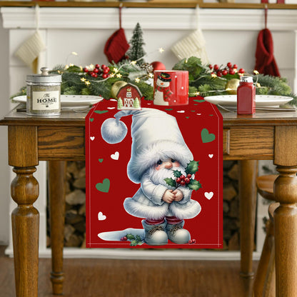 Christmas Dwarf Printed Xmas Runner