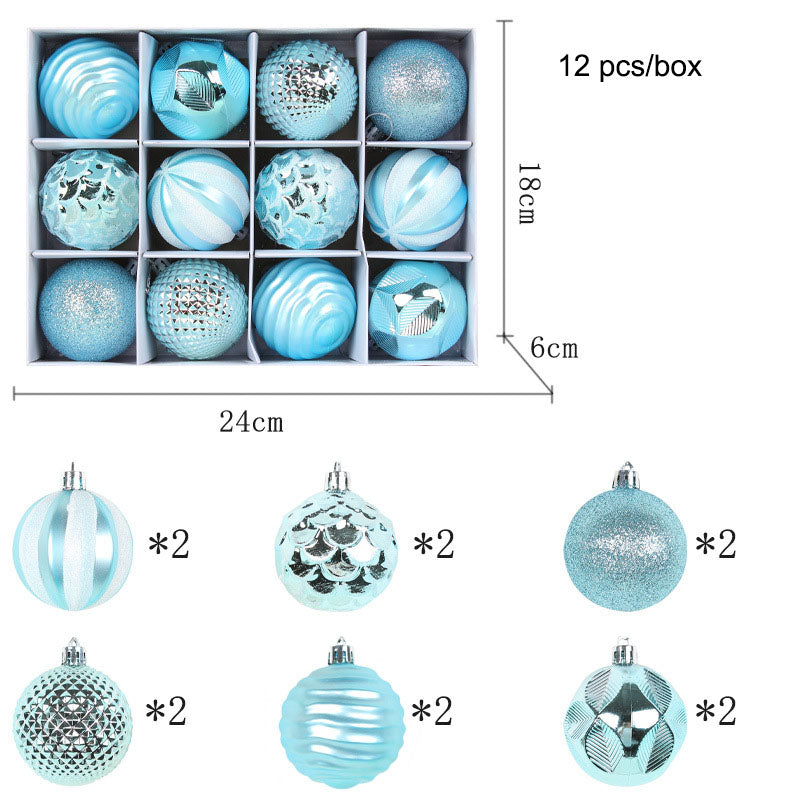 Christmas colorful ball pendant