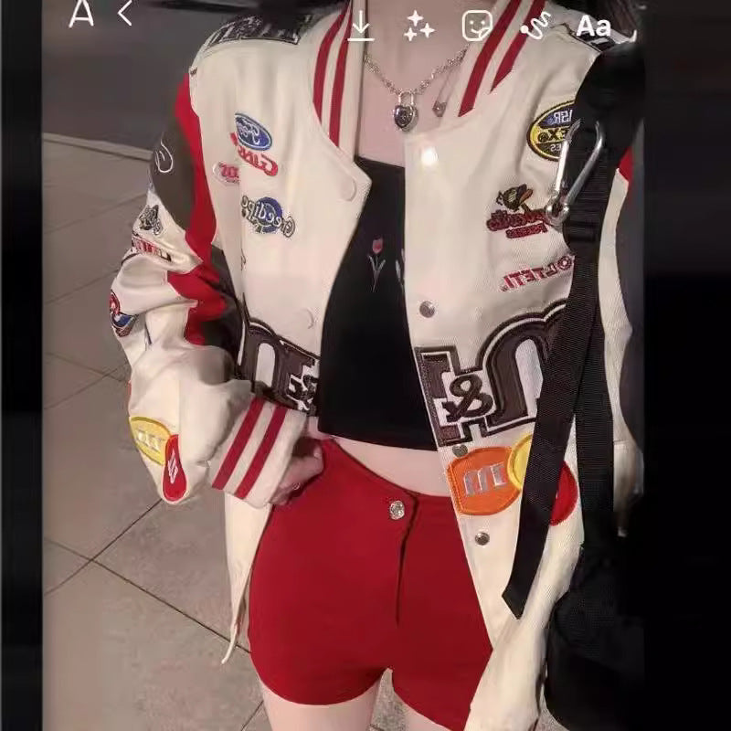 Detachable motorcycle/baseball jacket