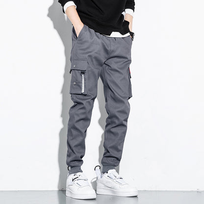 Men's Straight Cargo Pants Thin