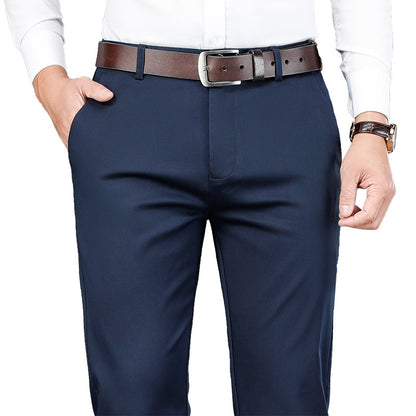 Men's Middle-aged Loose Business Casual Pants