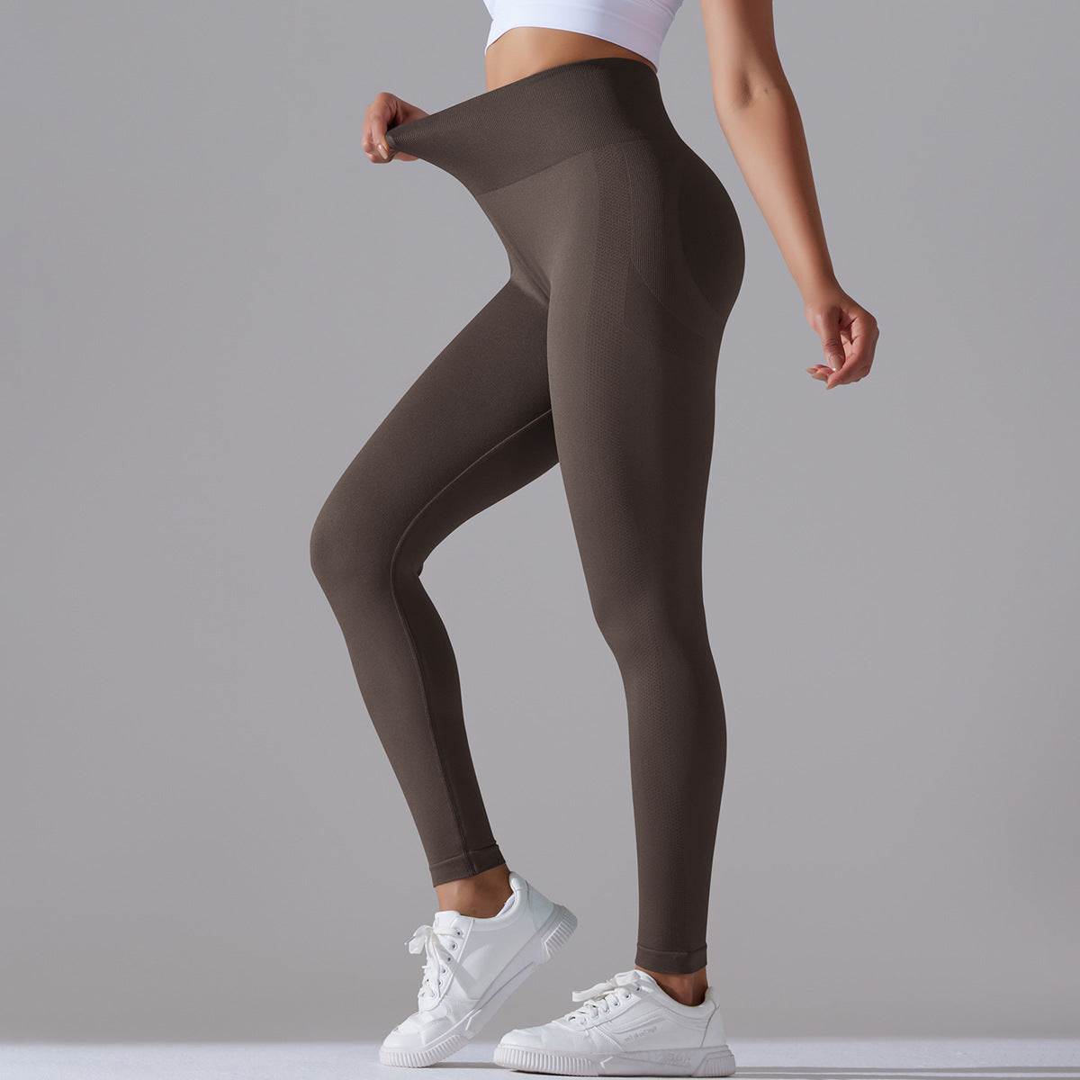 Women's Knitted High Waist Yoga Pants