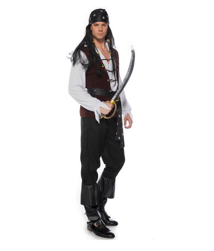 Men's Cosplay Halloween Pirates Of The Caribbean Clothing