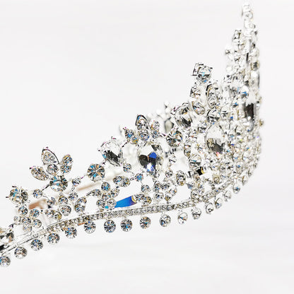 Rhinestone Crown Wedding Tiara