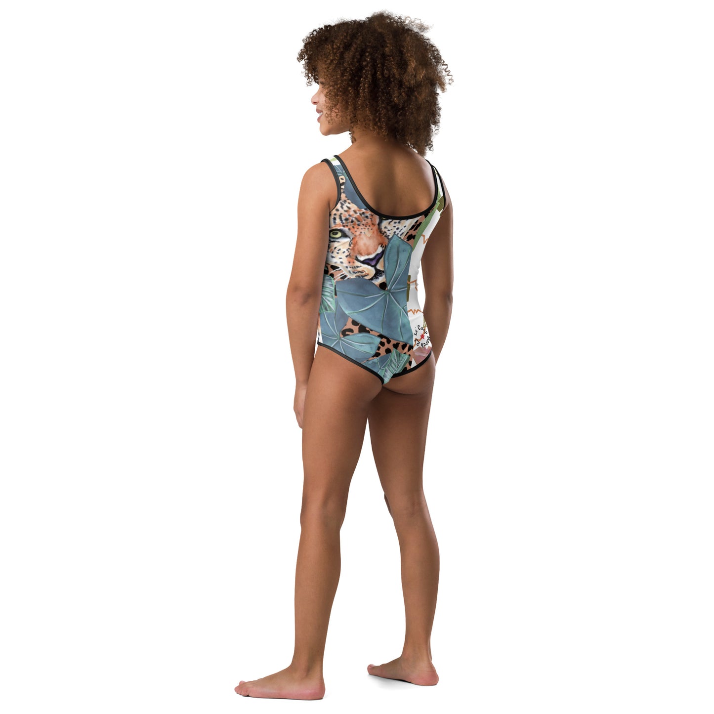 Wild Side All-Over Print Kids Swimsuit