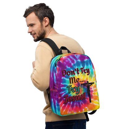 Don't Try Me Try Jesus Minimalist Backpack