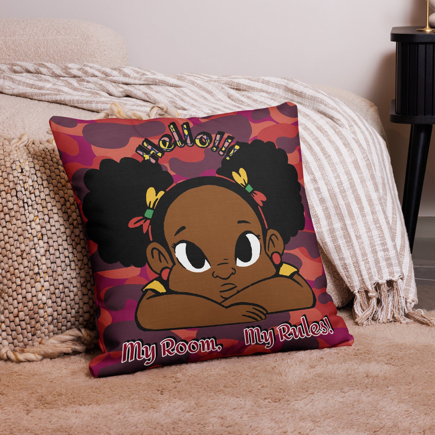 My Room My Rules Premium Pillow