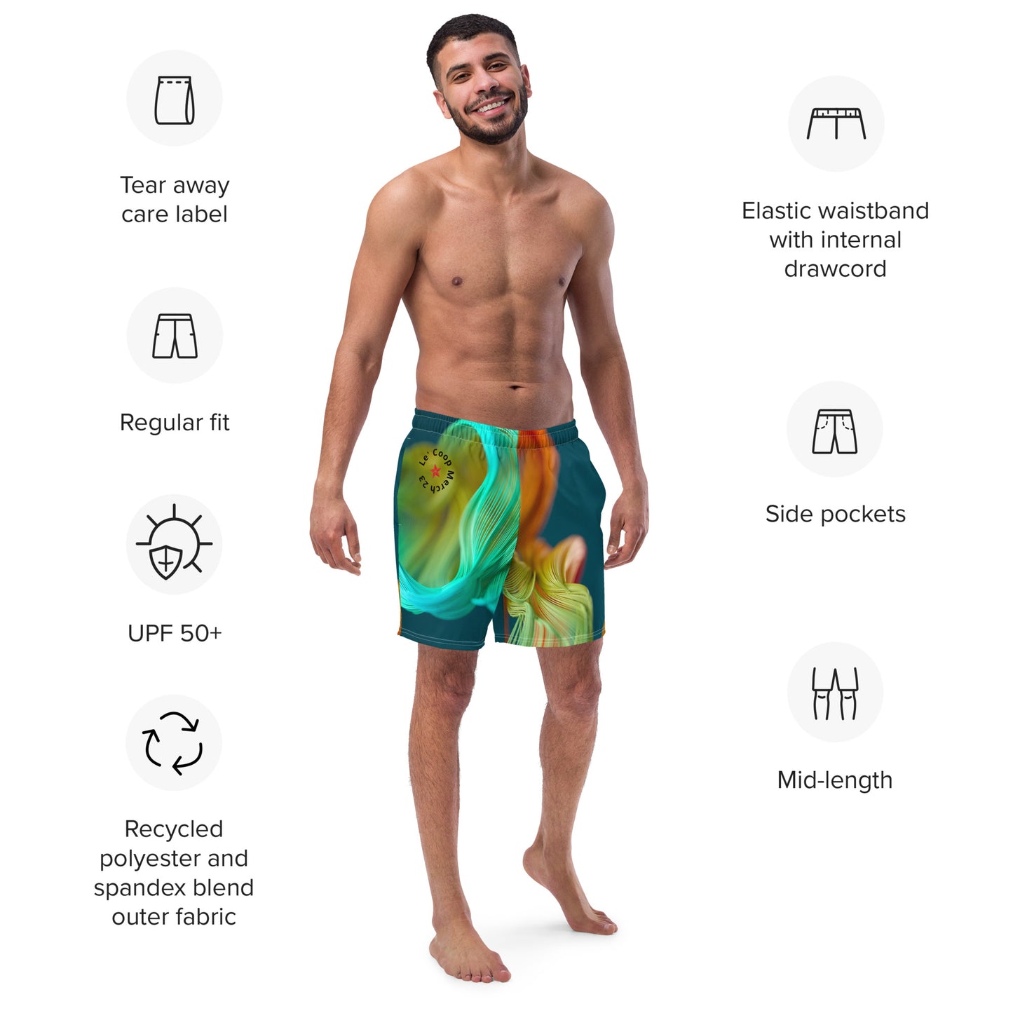 Le' Coop Men's swim trunks