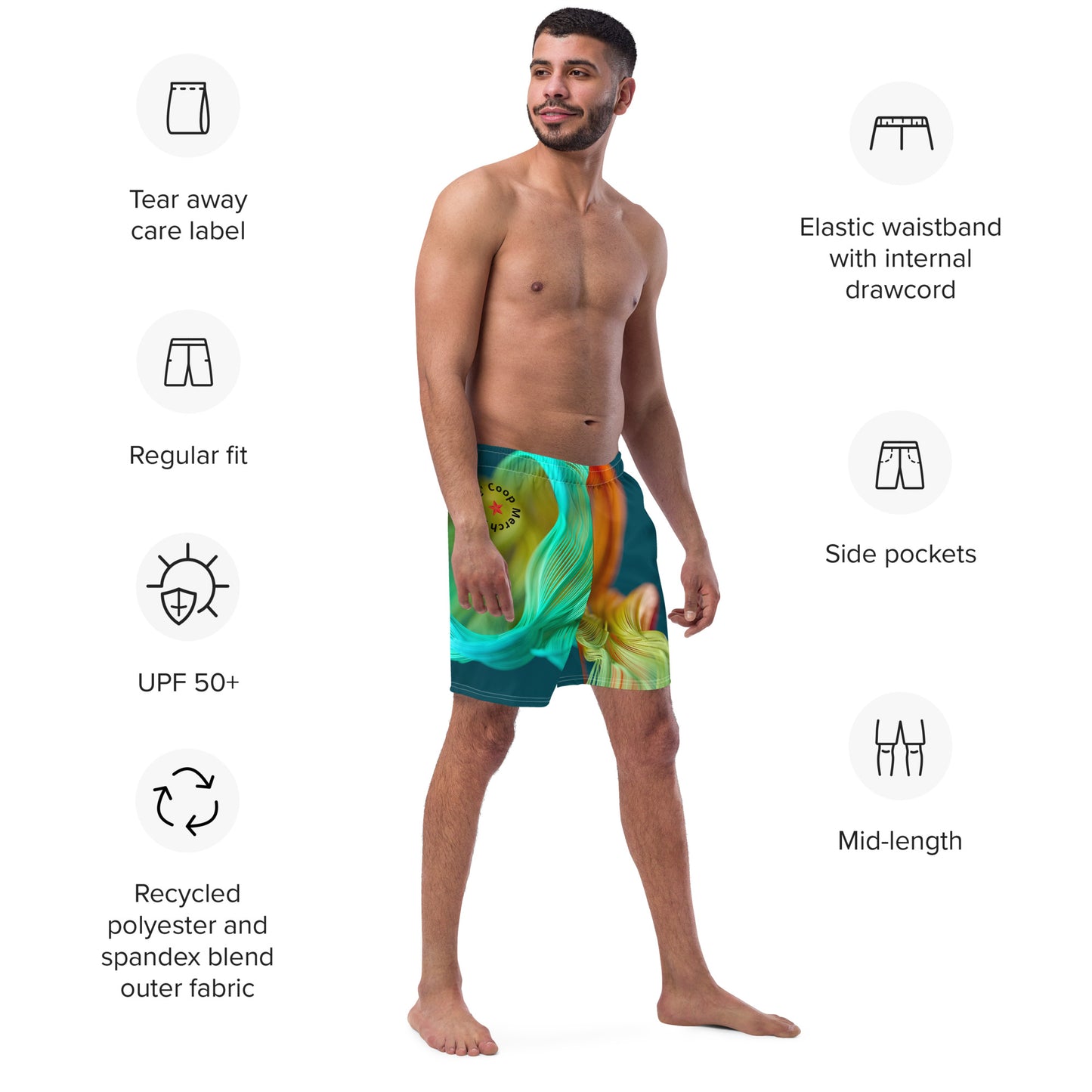 Le' Coop Men's swim trunks