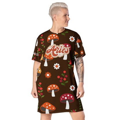 Aries mushroom T-shirt dress