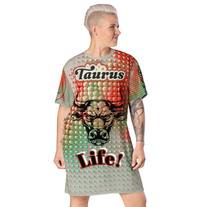 Taurus Life! T-shirt dress